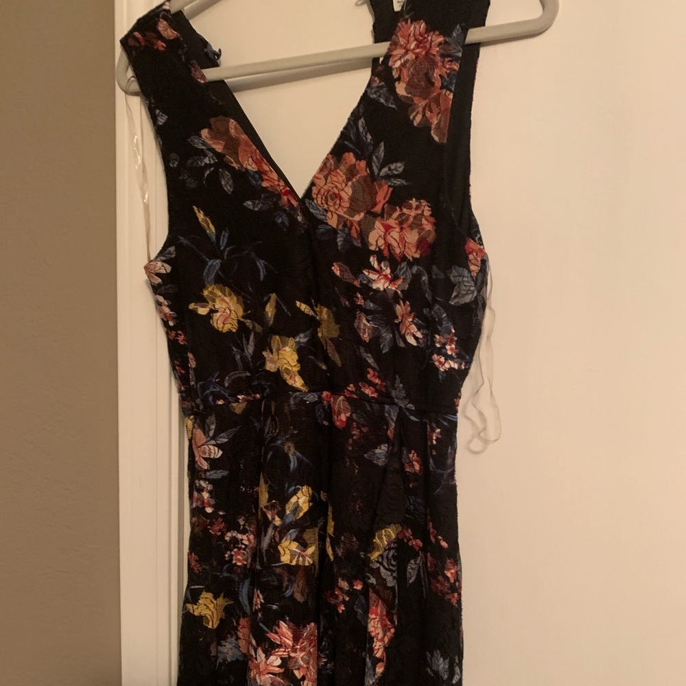 Francesca’s Floral black Dress